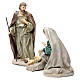 Holy family in resin 30 cm set of 3 pieces s2