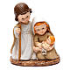 Resin Holy family 10 cm with light children collection s1