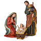 Holy Family in resin for 60 cm nativity scene s1