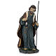 Resin Holy Family with sitting Mary for 60 cm nativity scene s5