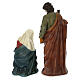 Holy Family for 80 cm nativity scene in painted resin s11