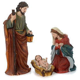 Nativité 80 cm résine peinte