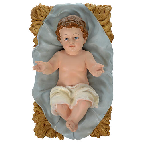 Natività 100 cm resina dipinta 3