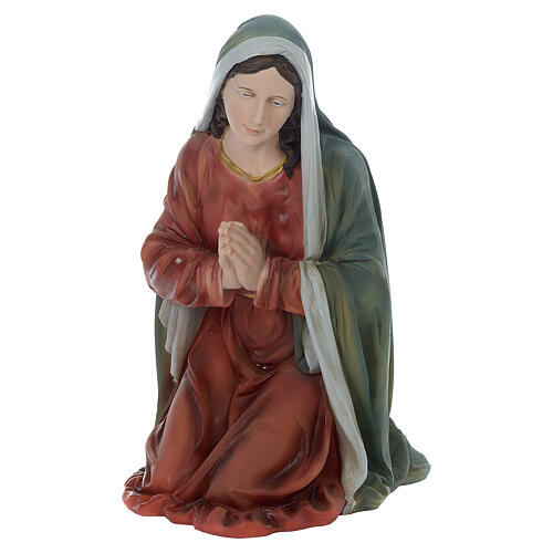 39" Painted Holy Family, resin 7