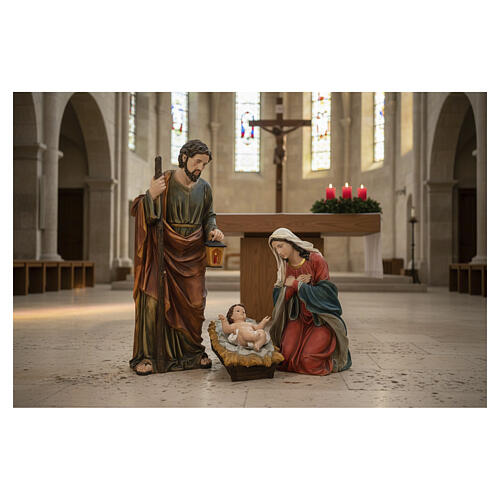 Holy Family 150 cm in painted resin 2