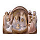 Eastern Nativity Scene, in painted Valgardena wood s1