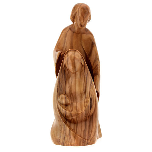 Joy Nativity Scene 2 pieces in olive wood from Valgardena 1