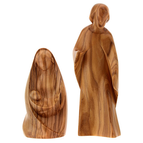 Joy Nativity Scene 2 pieces in olive wood from Valgardena 4