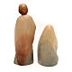 Natividade "A alegria" duas figuras madeira de bordo aguarela Val Gardena s6