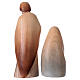 Holy Family The Joy, 2 pcs Valgardena ash wood watercolour s6