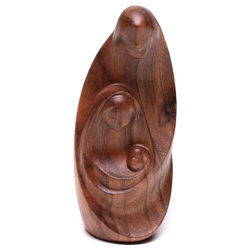 Holy Family Tenderness, natural Valgardena walnut wood 1
