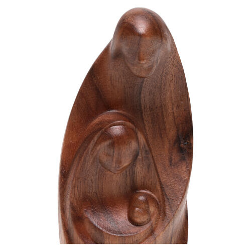 Holy Family Tenderness, natural Valgardena walnut wood 2
