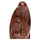 Holy Family Tenderness, natural Valgardena walnut wood s2