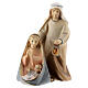 Cometa Nativity Scene 3 pieces in painted wood from Valgardena different dimensions s1