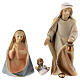 Cometa Nativity Scene 3 pieces in painted wood from Valgardena different dimensions s4