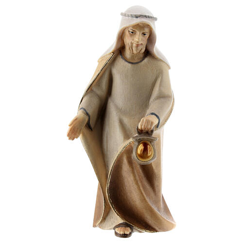 Natività Cometa 3 pezzi legno dipinto Valgardena diverse misure 3