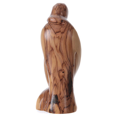Holy Family statue in Bethlehem olive wood, stylized 20 cm 4