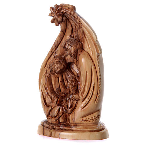 Holy Family in Olive wood from Bethlehem 20 cm 2