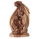 Holy Family in Olive wood from Bethlehem 20 cm s1