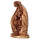 Holy Family in Olive wood from Bethlehem 20 cm s2