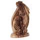 Holy Family in Olive wood from Bethlehem 20 cm s3