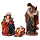Painted resin Nativity Scene 100 cm 5 pieces s3