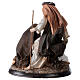 Resin Holy Family with base, 23 cm tall s4
