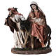 Flight into Egypt in resin with base 20 cm s1