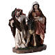 Flight into Egypt in resin with base 20 cm s4