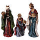 Multicolored Nativity Scene 32 cm, set of 8 figurines s4