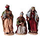 Multicolour Nativity Scene in 8 pieces 28 cm s3