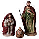 Colored Nativity Scene 28 cm, set of 8 figurines s2