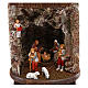 Nativity Scene in a wooden press s2
