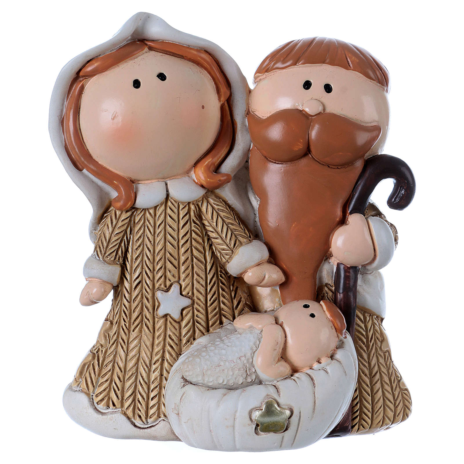 resin holy family figurine