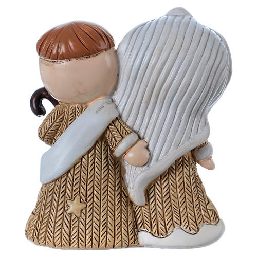 Holy Family, in colored resin 10 cm 2