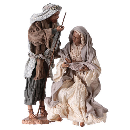 Holy Family 31 cm resin Shabby Chic style 2