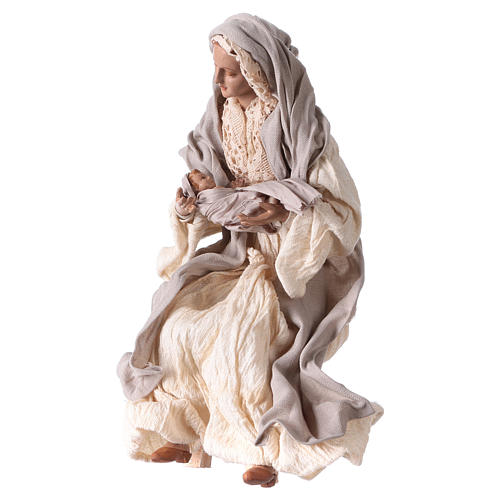 Holy Family 31 cm resin Shabby Chic style 4