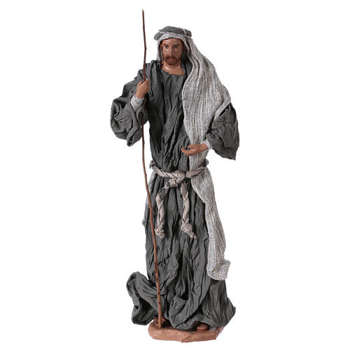 Natividade resina estilo Shabby Chic para presépio com figuras altura média 43 cm 6