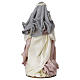 Holy Family 38 cm resin and grey and pink cloth Shabby Chic style s5