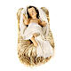 Holy Family 72 cm resin and pink cloth Shabby Chic style s2