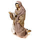 Holy Family 72 cm resin and pink cloth Shabby Chic style s6