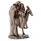 Holy Family 19 cm resin and beige cloth s3