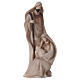 Holy Family 21 cm resin and beige cloth s1