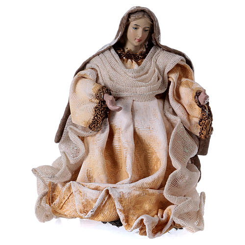 United Holy Family 25 cm beige and gold cloth 3
