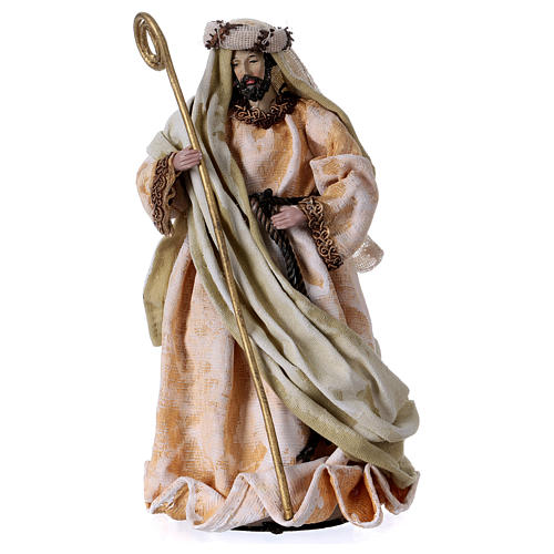United Holy Family 25 cm beige and gold cloth 4