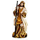 Holy Family 36 cm resin and beige and gold cloth s4