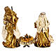 Natividade resina e tecido creme ouro para presépio figuras altura média 36 cm s11