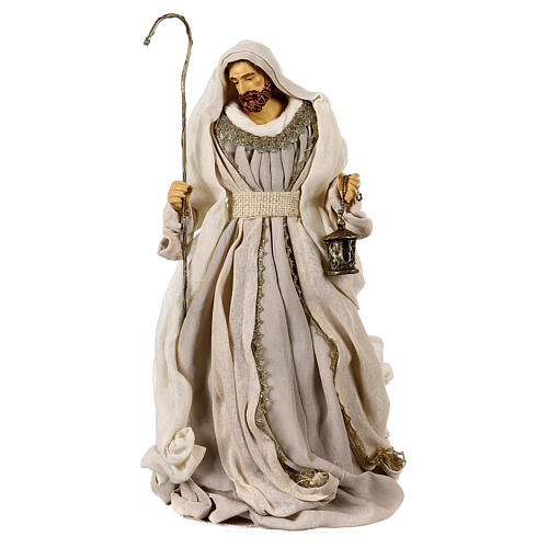 Holy Family 36 cm 3 pieces beige cloth 4