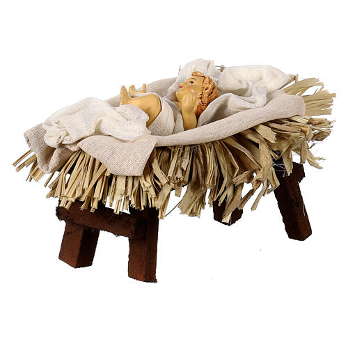 Holy Family 36 cm 3 pieces beige cloth 5