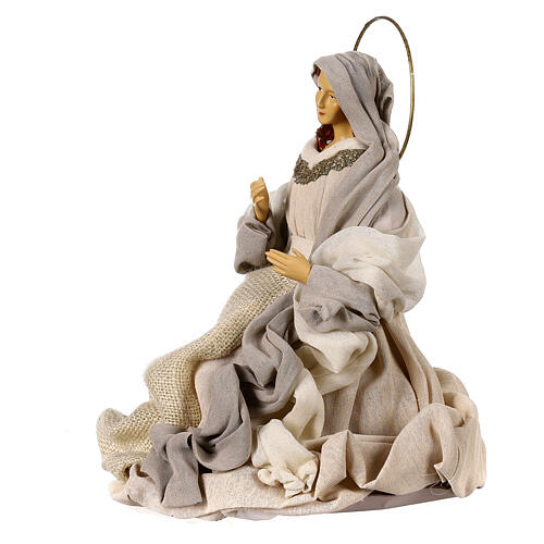 Holy Family 36 cm 3 pieces beige cloth 6